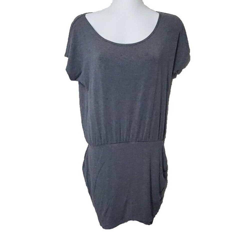 Soft Joie Dress Womens XS Gray Blouson Jersey Knit Casual Mini